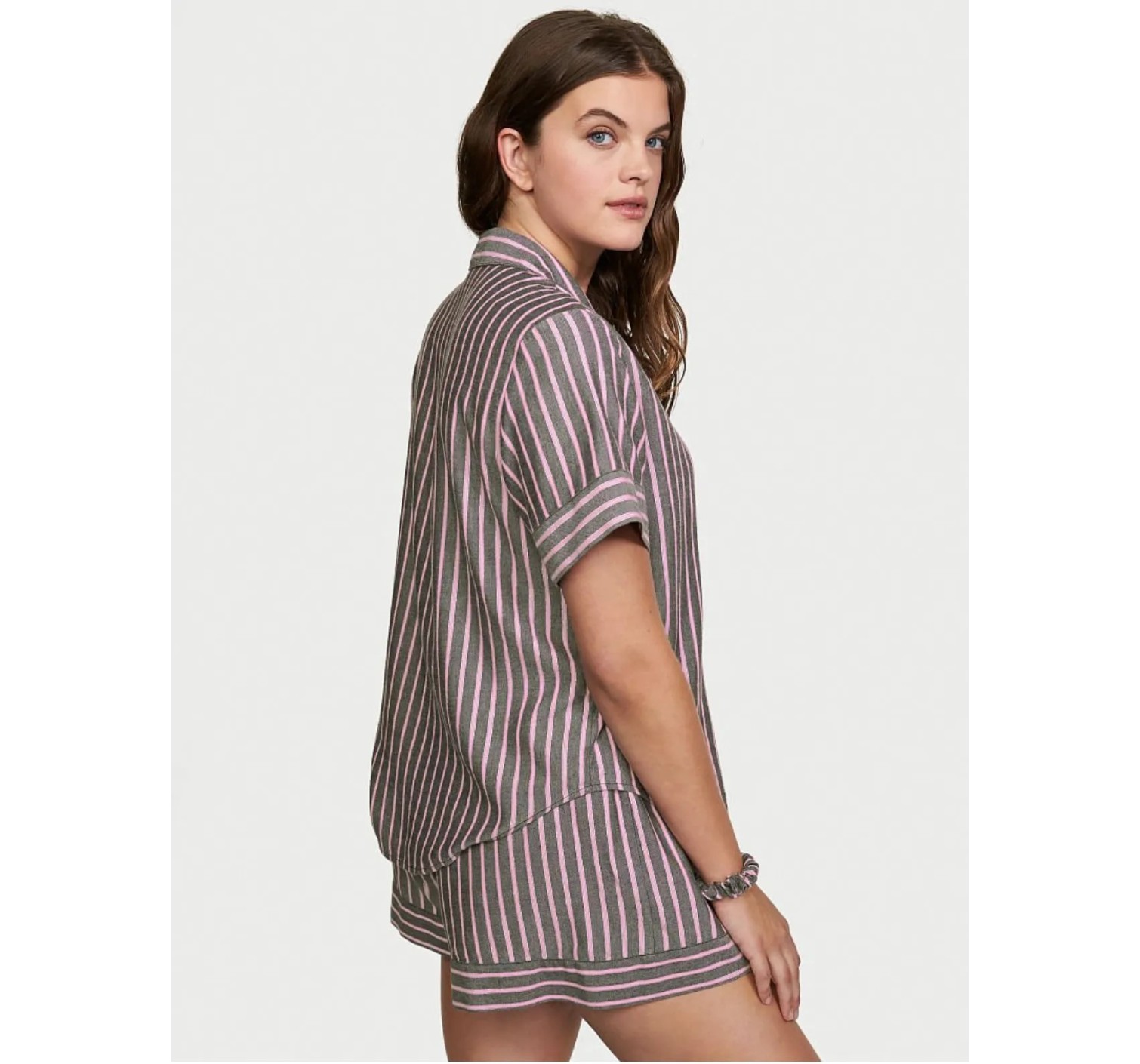 Фланелева піжама Victoria's Secret Shimmer Short Pj Set