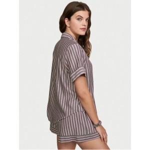 Фланелева піжама Victoria's Secret Shimmer Short Pj Set