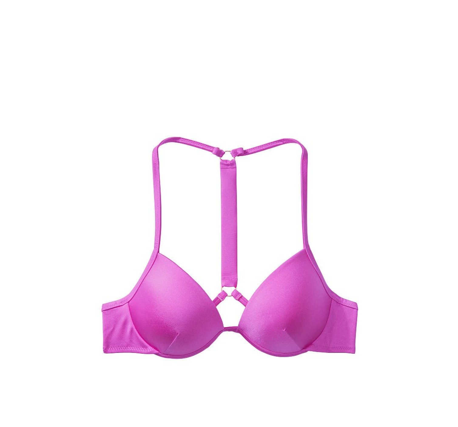 Купальник Вікторія Сікрет з пушап Shine Strap & Brazilian panty Fuchsia
