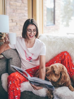 Піжама Victoria's Secret Cotton Short Tee-jama Flower print