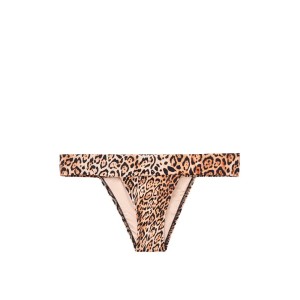 Купальник бандо Вікторія Сікрет Twist-front Bandeau push-up Leopard print
