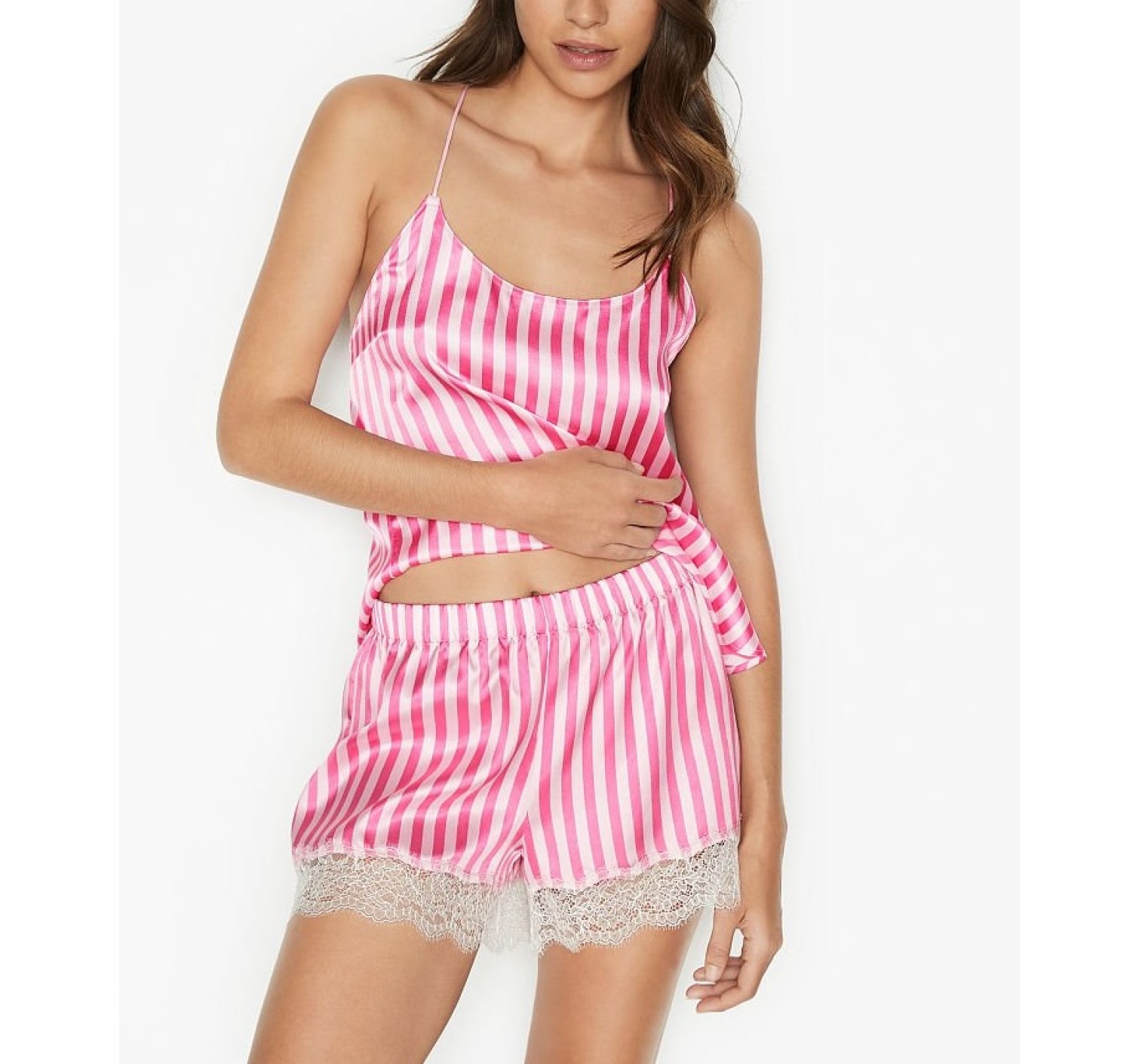 Піжама Victoria's Secret Racerback Satin Cami PJ Set