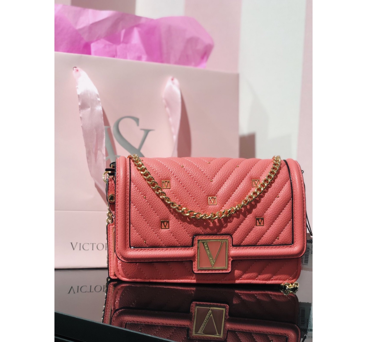 Крос-боді The Victoria Mini Shoulder Bag Coral