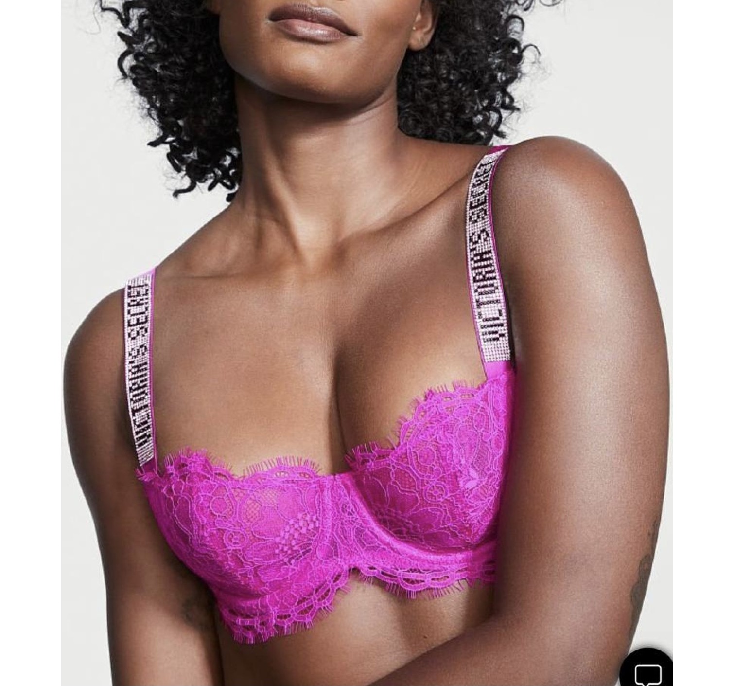Комплект білизни Wicked Unlined Lace Shine Strap Balconette Bra