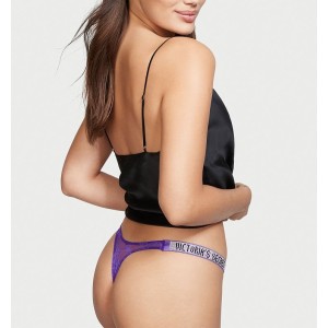 Трусики Bombshell Shine Strap Thong Panty Bright Violet