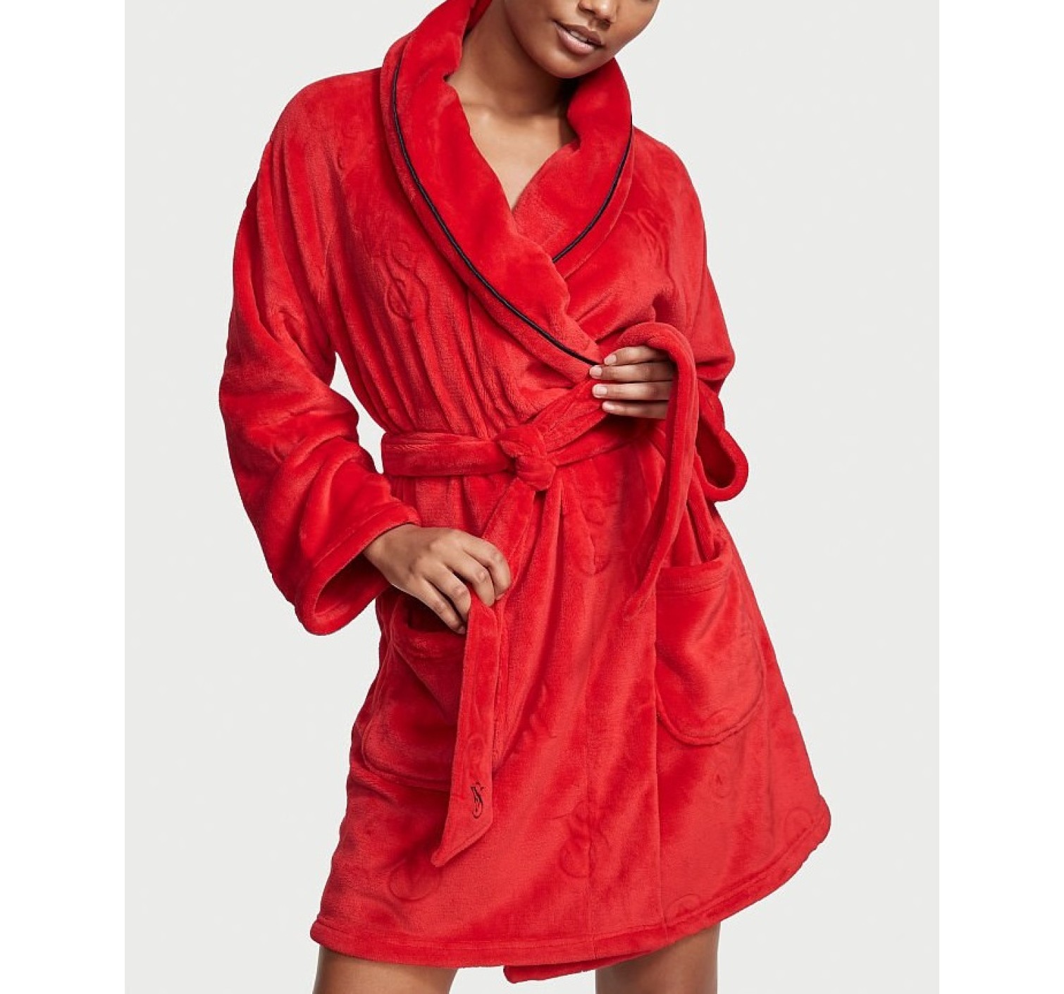 Халат Victoria's Secret Cozy Push Robe Lipstick