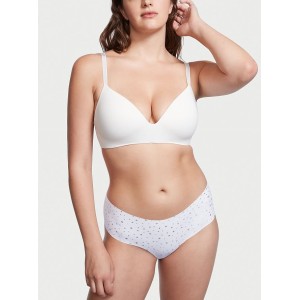 Трусики безшовні чики Victoria's Secret No show Cheeky panty White