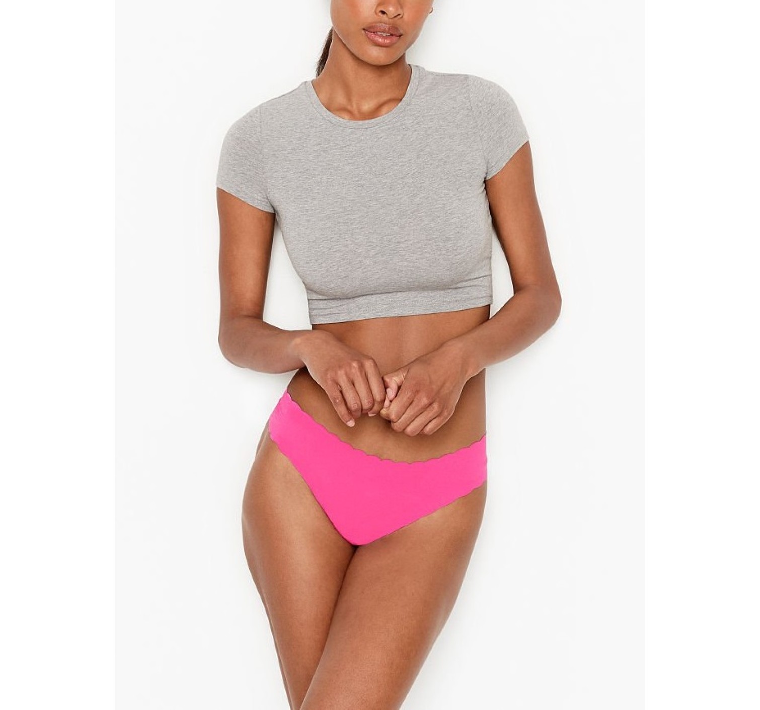 Безшовні трусики VS No Show Thong Panty Fuchsia
