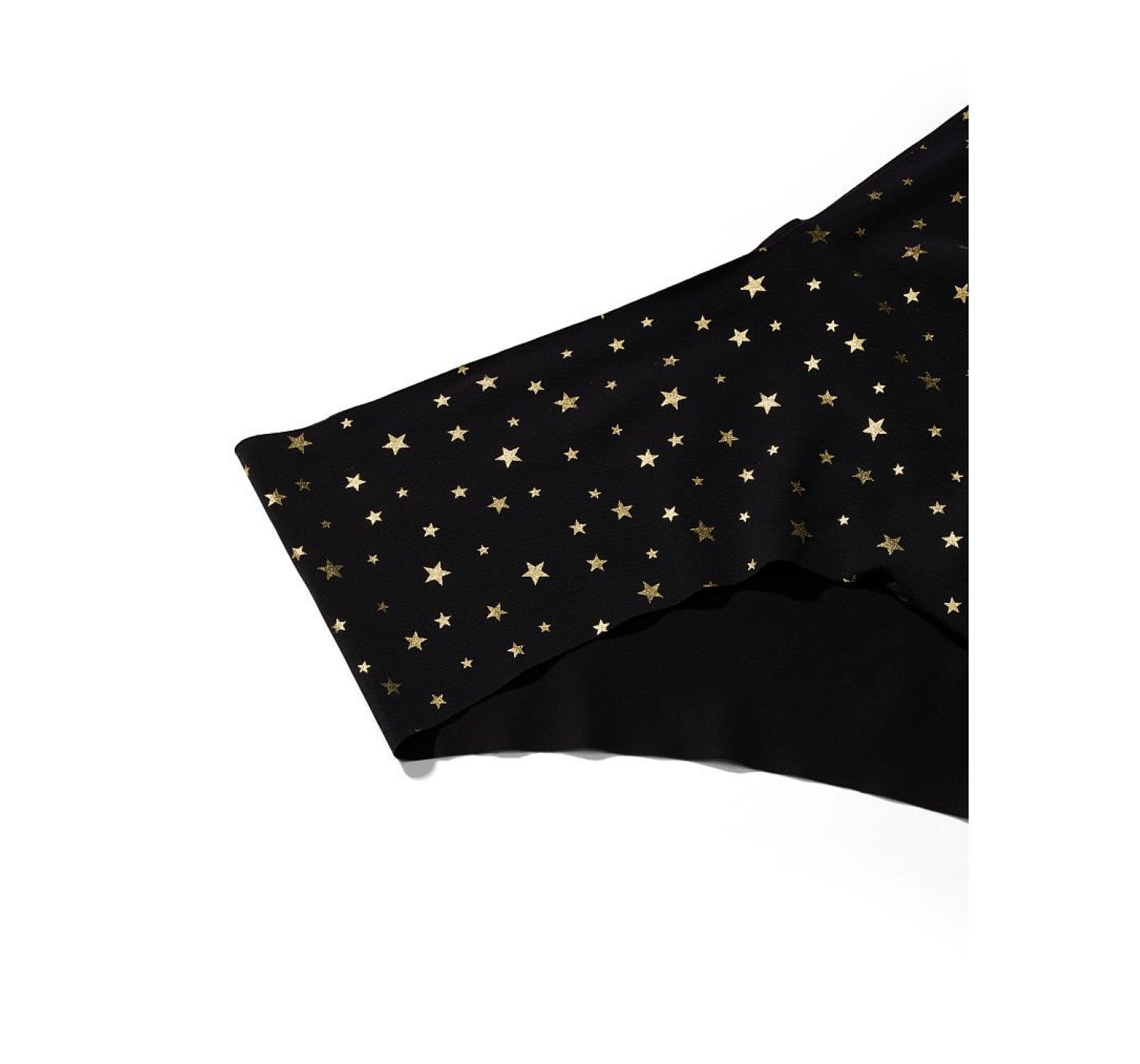 Трусики бесшовные чики Victoria’s Secret No show Cheeky panty Black Twinkle Twinkle