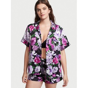 Піжама Victoria's Secret Satin Short PJ Set Floral print
