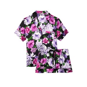 Піжама Victoria's Secret Satin Short PJ Set Floral print