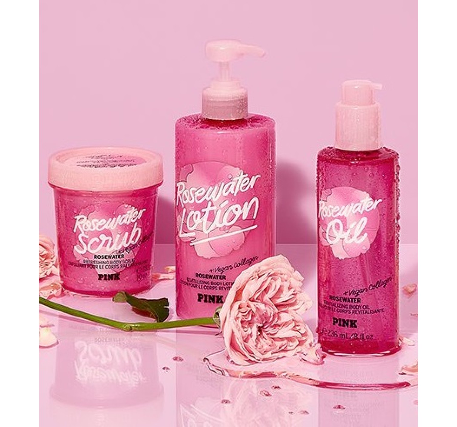 Скраб Victoria's Secret PINK Rosewater Body Scrub