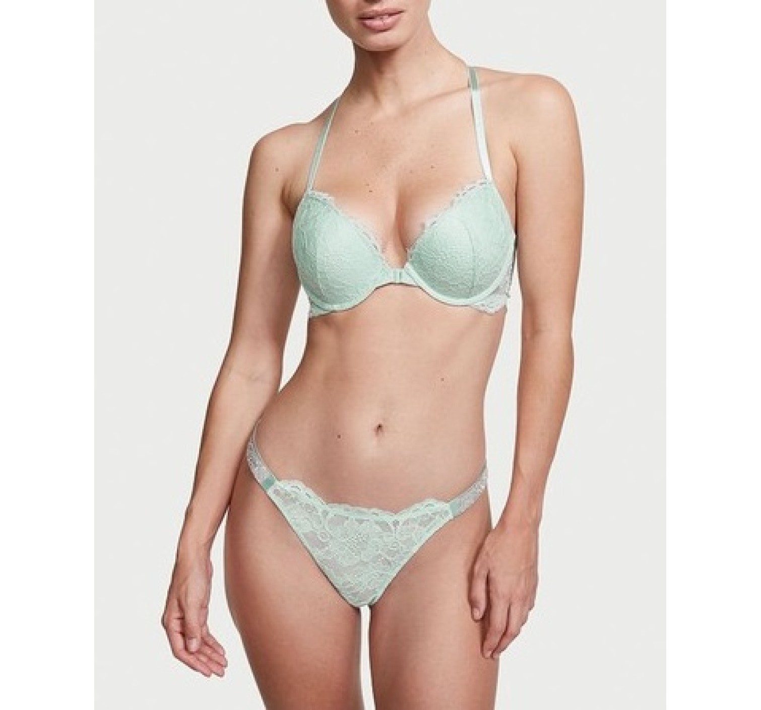 Комплект белья Victoria’s Secret Very Sexy Lace Shine Strap Bra set