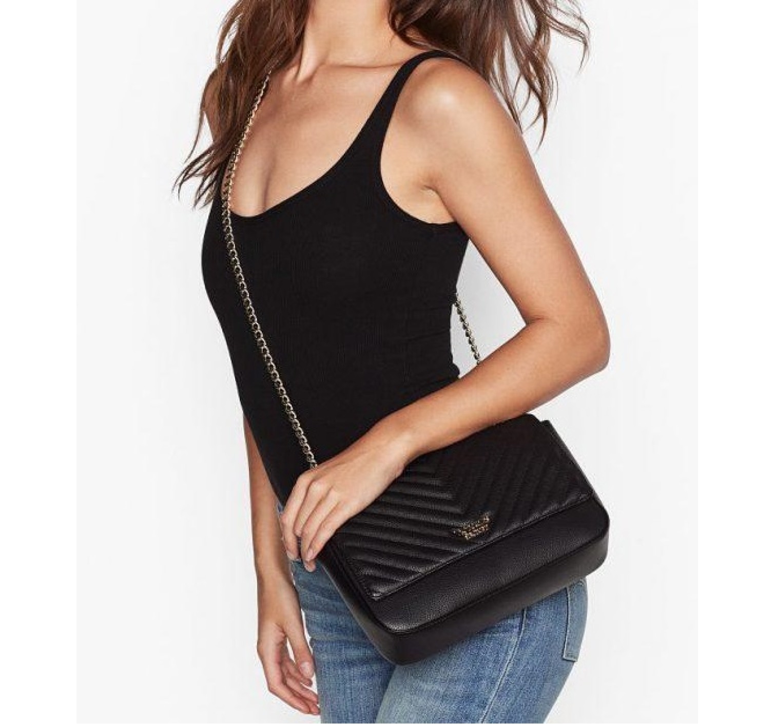 Сумка крос-боді VS Black studded