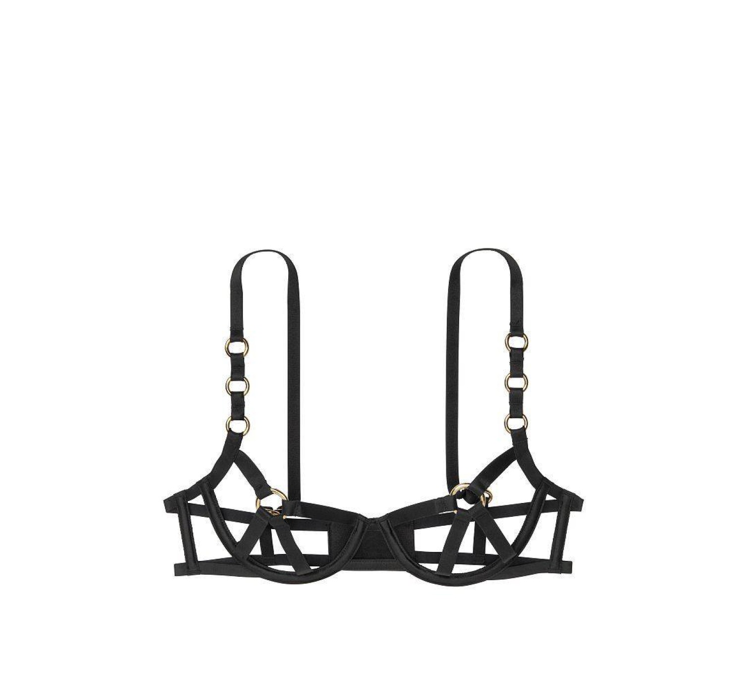 Комплект белья Victoria’s Secret Very Sexy Banded Black Rings Set