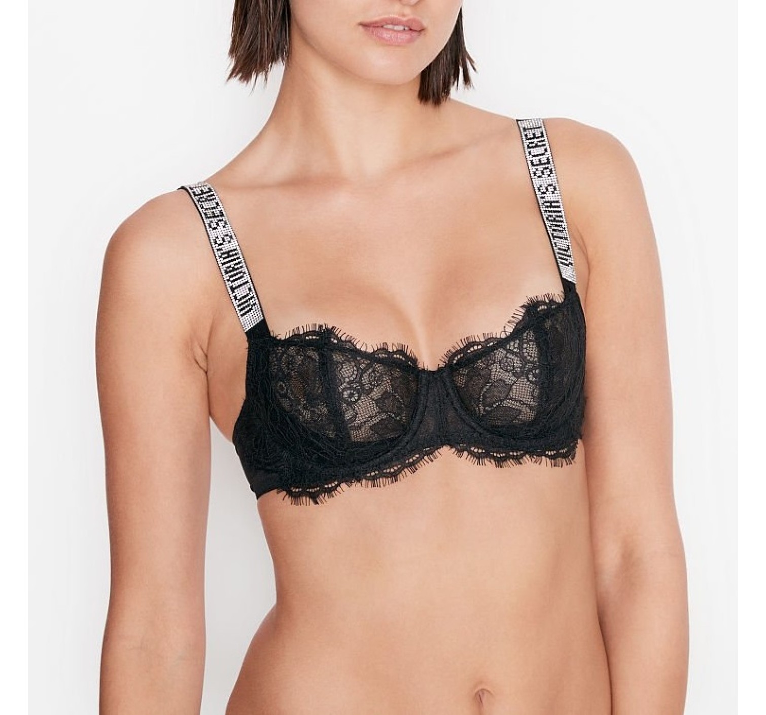 Комплект белья Victoria’s Secret Unlined Shine Strap Balconette Bra set