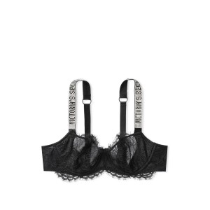 Комплект белья Victoria’s Secret Unlined Shine Strap Balconette Bra set