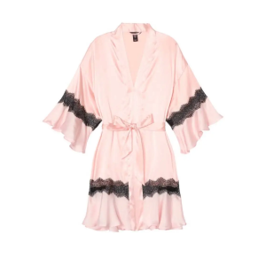Халат Victoria’s Secret Pink Flounce Robe Lace Robe