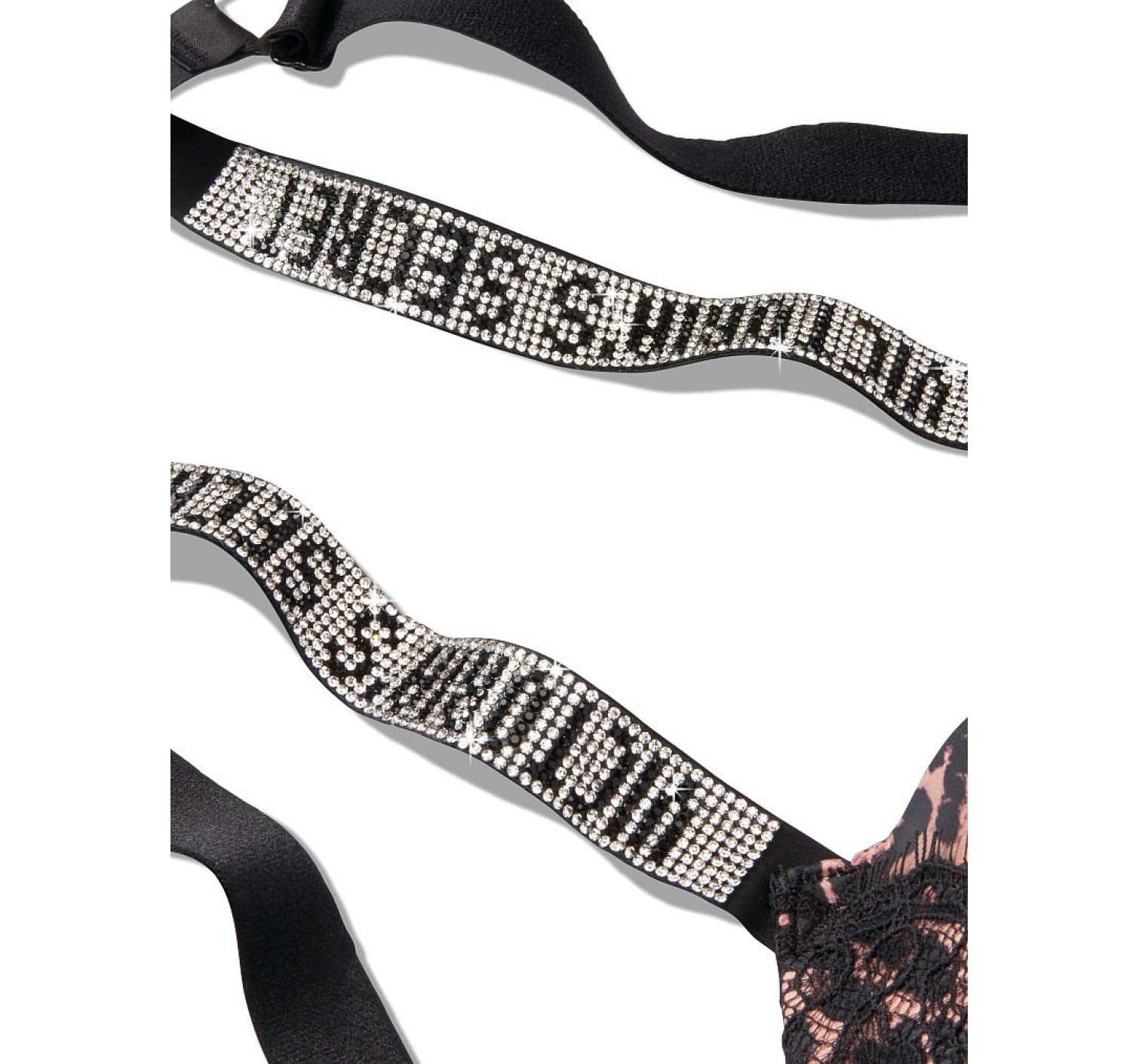 Комплект белья Victoria’s Secret Very Sexy Embellished Strap Push-up Bra set