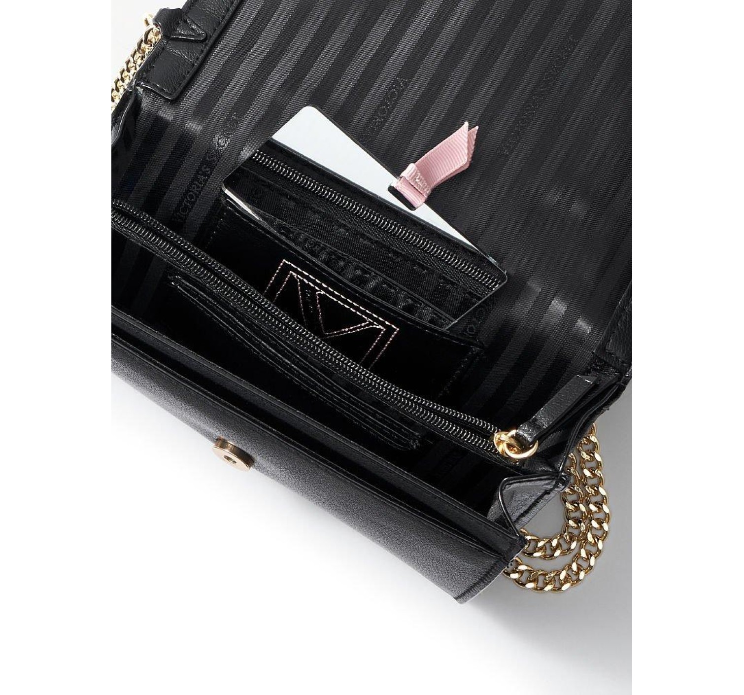 Сумка Crossbody Mini Black Logo Victoria