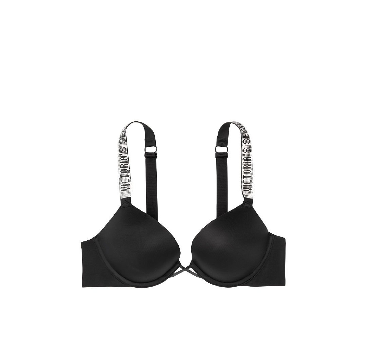 Комплект белья Victoria’s Secret Bombshell Add-2-cups Push-up Embellished Strap Bra set❤️