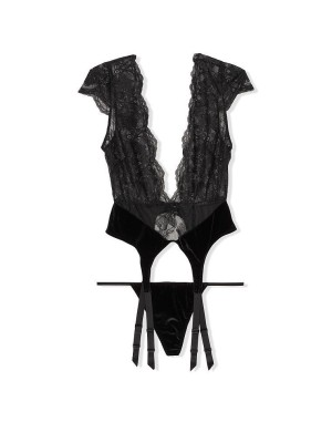 Боди Victoria’s Secret Very Sexy Lace Velvet Babydoll 