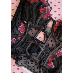 Бюстьє LOVE & LEMONS❤️Luxe Lingerie Embroidered Bustier