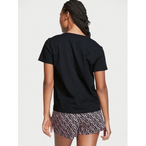 Пижама Tee-jama Cotton Short PJ Set VS Diamond Monogram