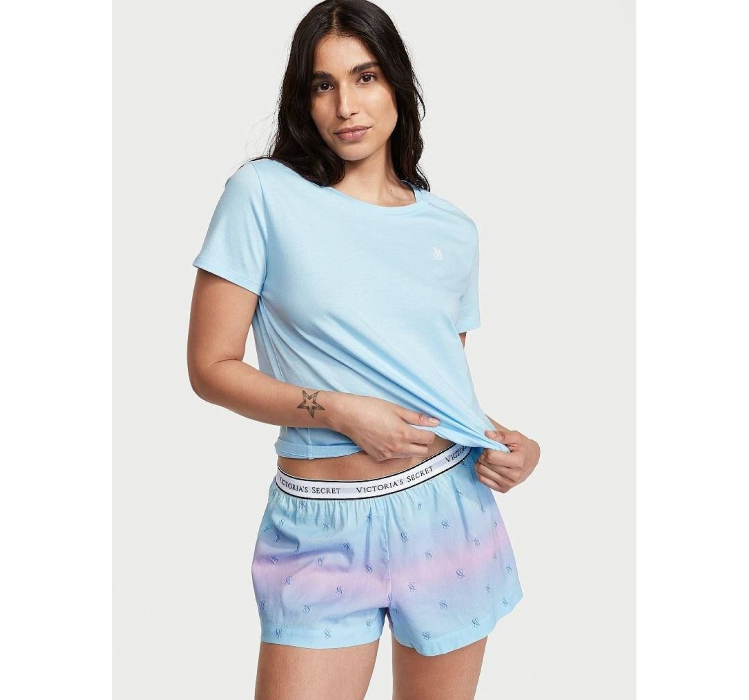 Піжама Tee-jama Cotton Short PJ Set Blue