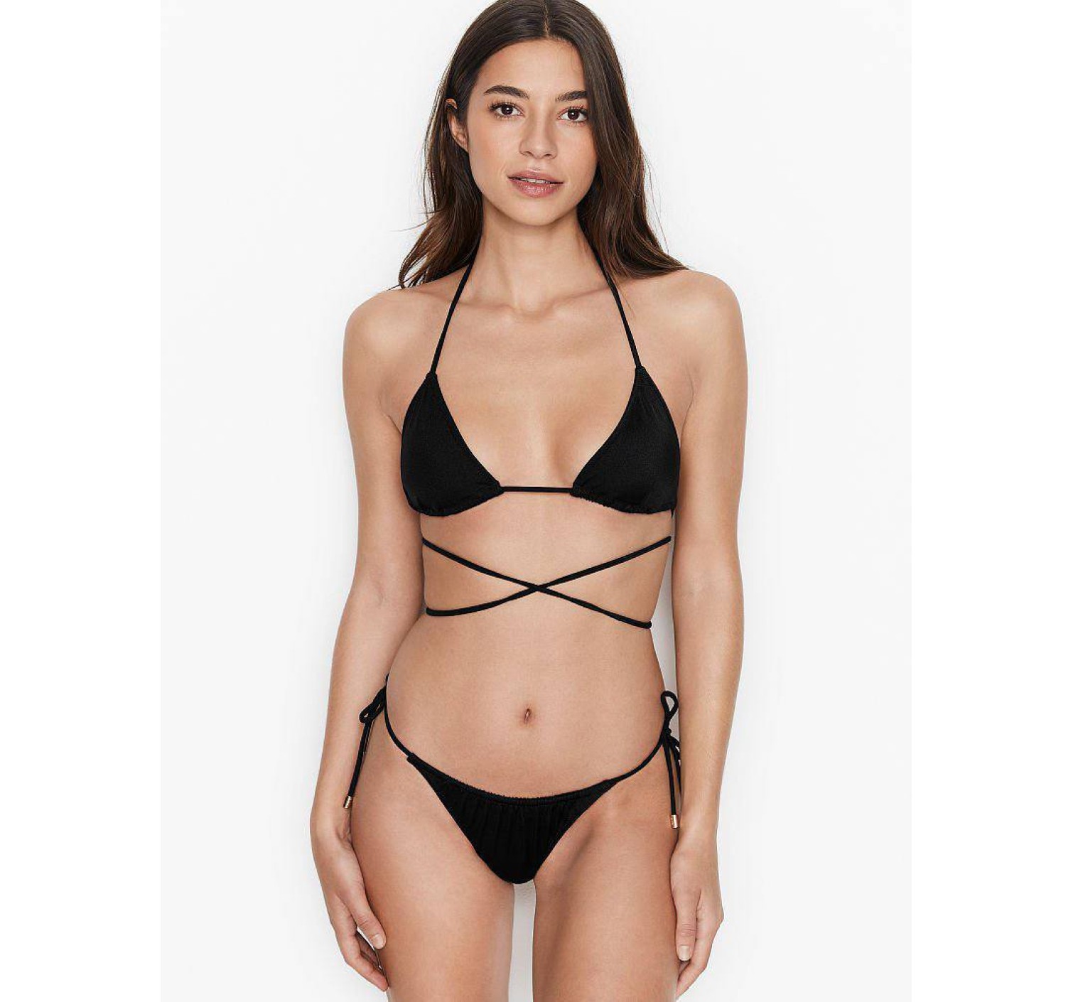 Купальник Виктория Сикрет Triangle Strappy black