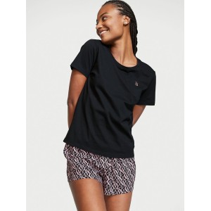 Пижама Tee-jama Cotton Short PJ Set VS Diamond Monogram