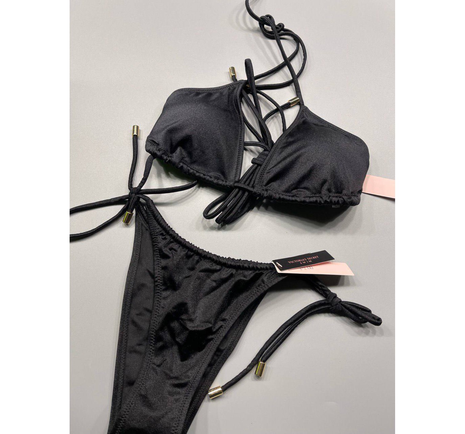 Купальник Виктория Сикрет Triangle Strappy black