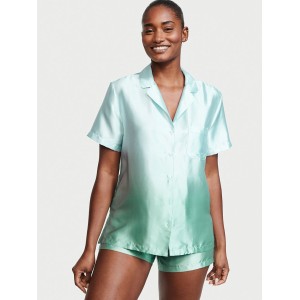 Пижама Sea Glass Ombre Satin Short PJ Set 
