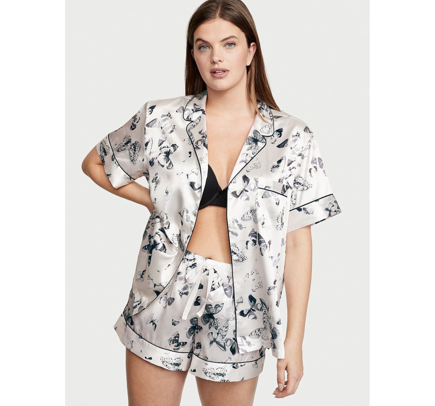 Піжама Butterfly print Satin Short PJ Set