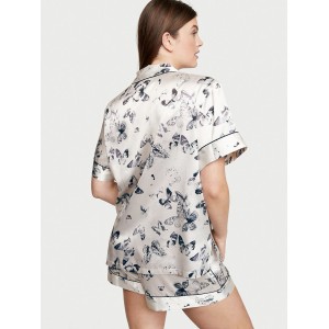 Піжама Butterfly print Satin Short PJ Set