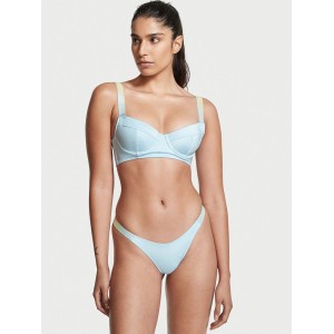 Купальник Wicked Bikini Top Shine Strap Purity Blue