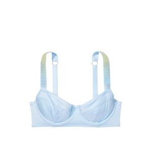 Купальник Wicked Bikini Top Shine Strap Purity Blue