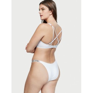 Купальник Wicked Bikini Top Shine Strap White SWIM
