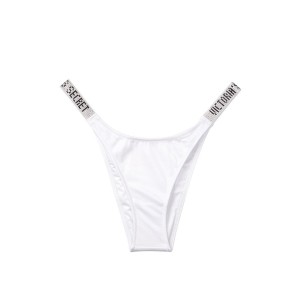 Купальник Wicked Bikini Top Shine Strap White SWIM
