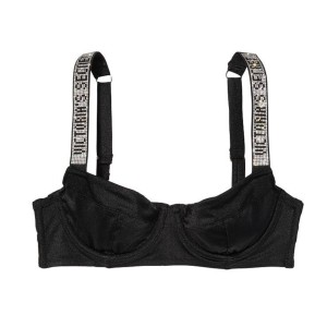 Купальник Wicked Bikini Top Shine Strap Black SWIM