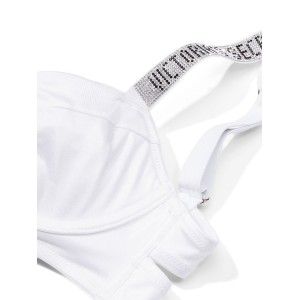 Купальник Wicked Bikini Top Shine Strap White SWIM