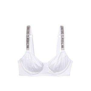 Купальник Wicked Bikini Top Shine Strap White SWIM