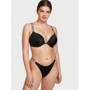 Купальник з подвійним пушапом Shine Strap Black SWIM