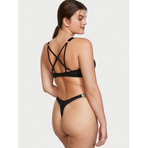 Купальник з подвійним пушапом Shine Strap Black SWIM
