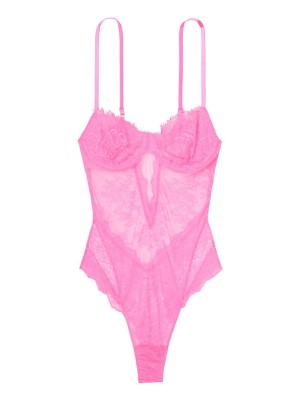 Боди Very Sexy Wicked Unlined Balconette Teddy Rose Lace