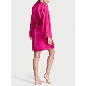 Халат Satin Jacquard Flounce Robe