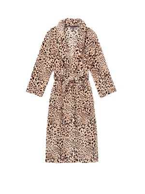 Халат Victoria's Secret Cozy Plush Long Robe True Leopard