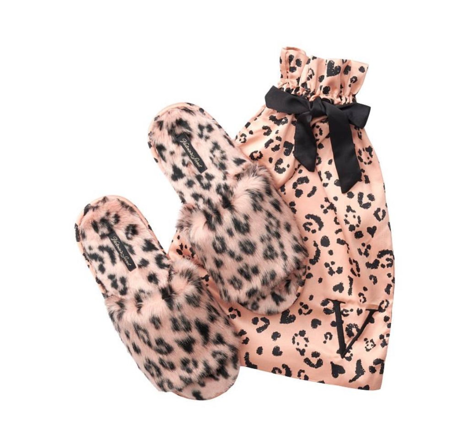 Домашні капці Victoria's Secret Leopard Faux Fur Slipper