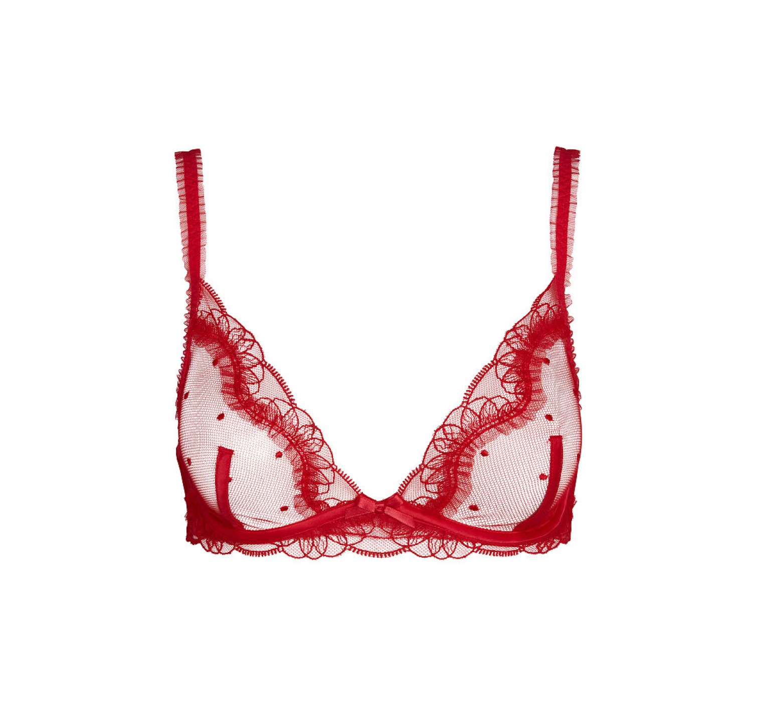 Комплект білизни LOVE & LEMONS Red Lace Bra set❤️