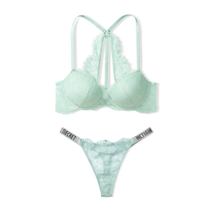 Комплект белья Victoria’s Secret Very Sexy Lace Shine Strap Bra set